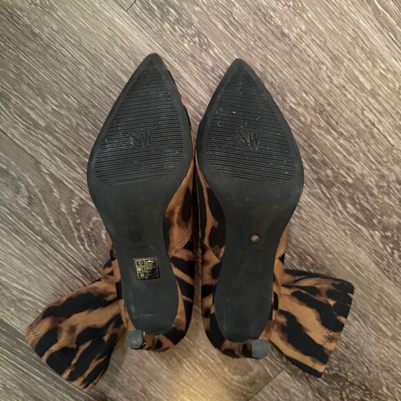 Stuart Weitzman Wren 95 boots Leopard Size 8 - Picture 5 of 5